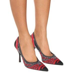 PRADA STRETCH KNIT PUMPS